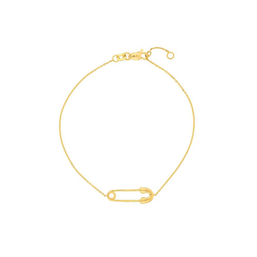 HAWLEY ST Single Safety Pin Station 7.5" Bracelet