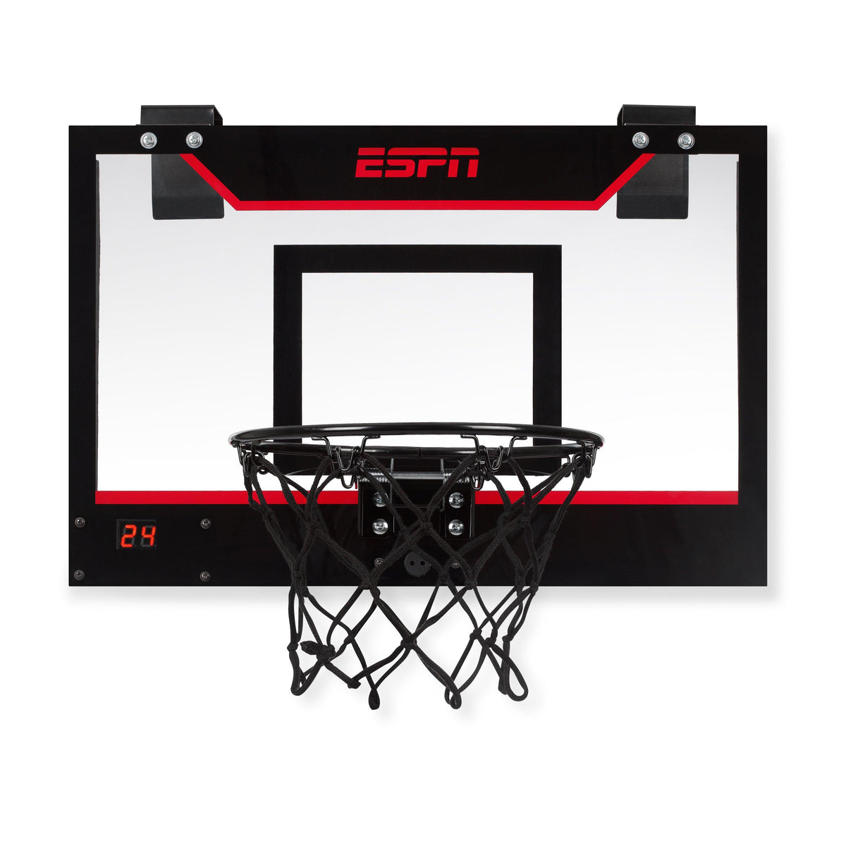 ESPN Classic Over-the-Door Hoop w/ 2 Mini Basketballs Scoreboard & Pump