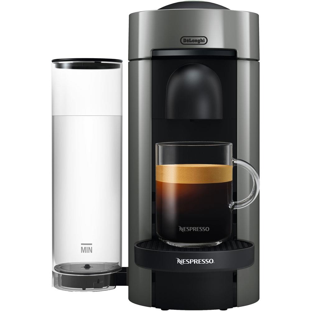 Delonghi VertuoPlus Coffee & Espresso Single-Serve Machine in Gray