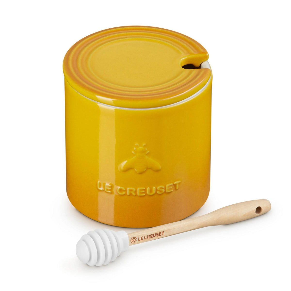 Le Creuset 14oz Signature Honey Pot w/ Dipper Nectar