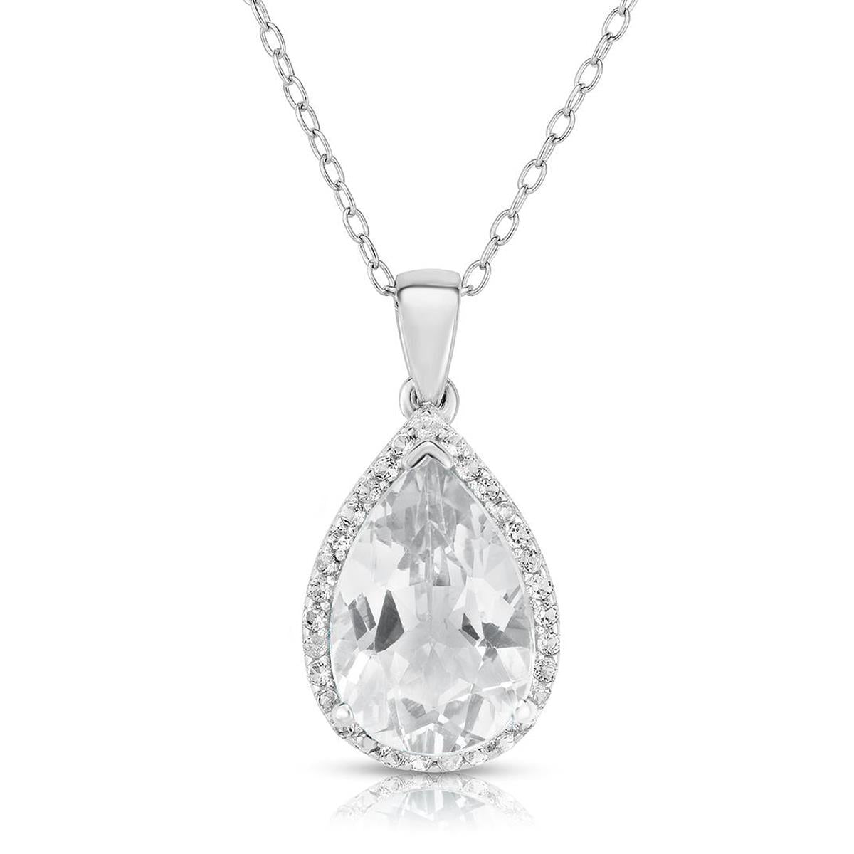 Jilco Inc White Topaz Necklace