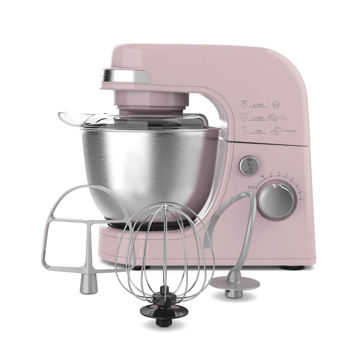 Hamilton Beach 7 Speed 4qt Stand Mixer Rose