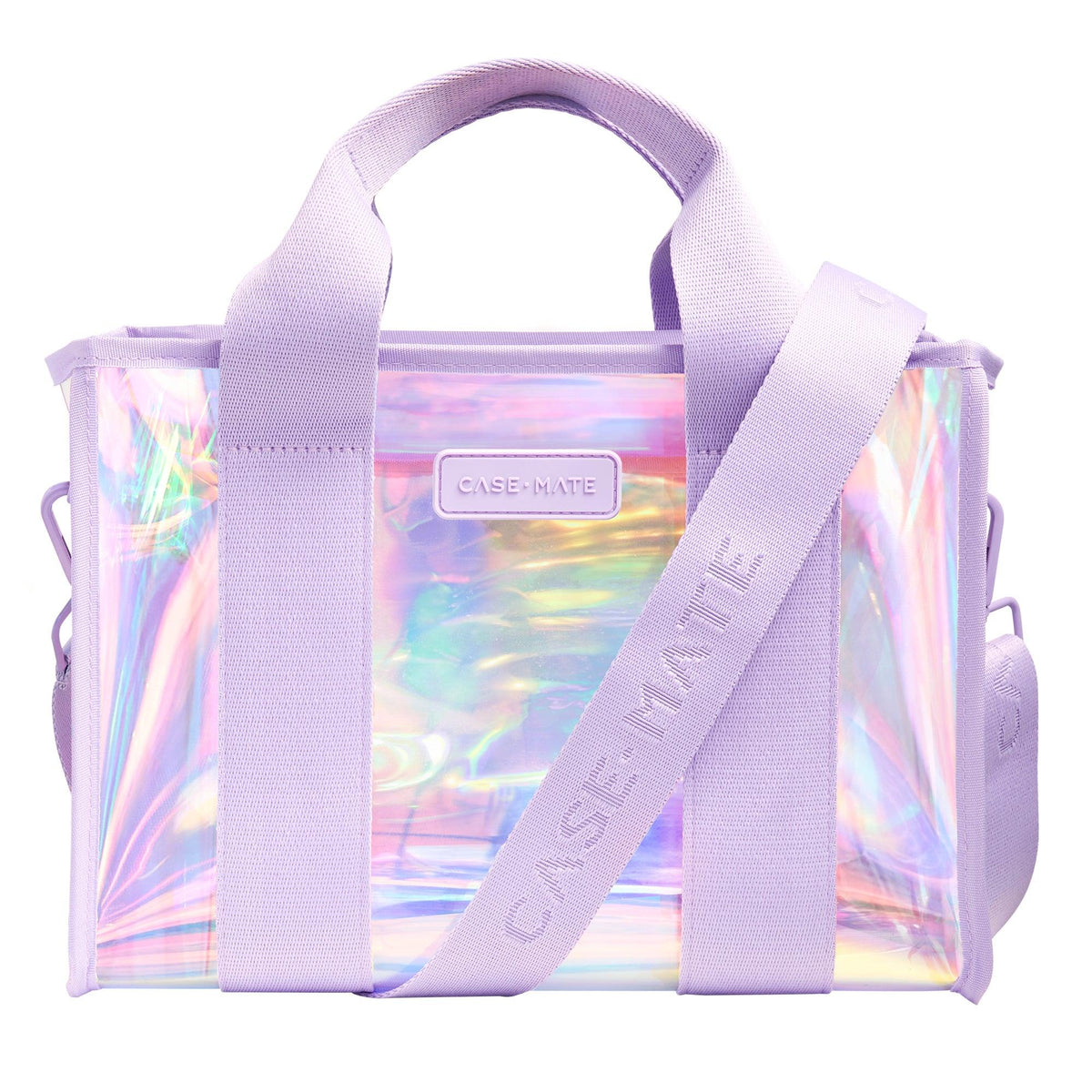 Case-Mate Medium Crossbody Jelly Zip Tote Bag Soap Bubble