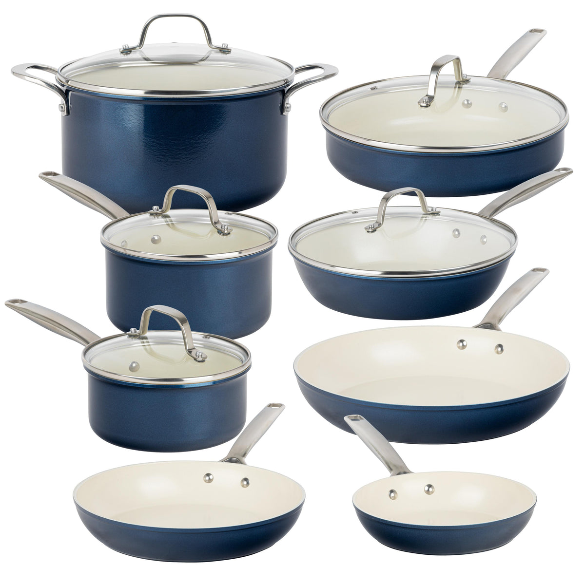 Gotham Steel Cookware Pro Cookware Set Size 13 Piece Set