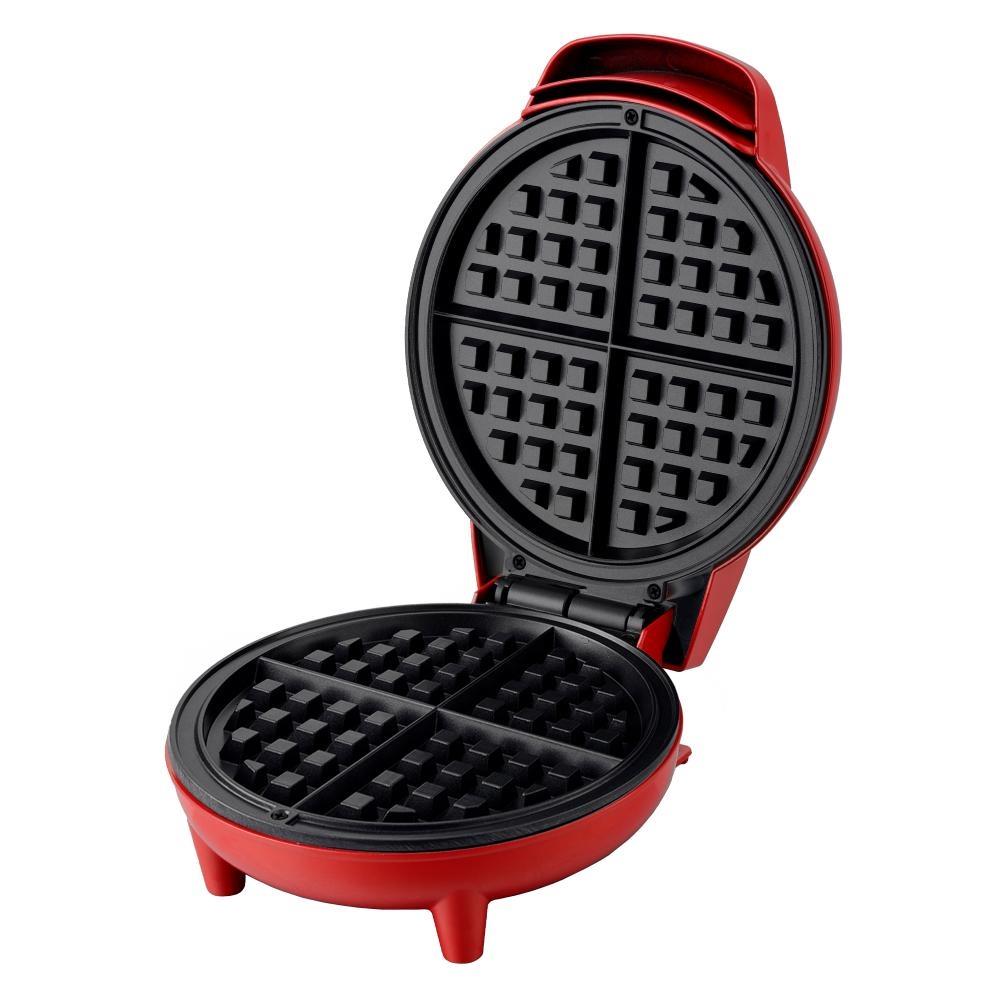 Courant 7" Belgian Waffle Maker - Red