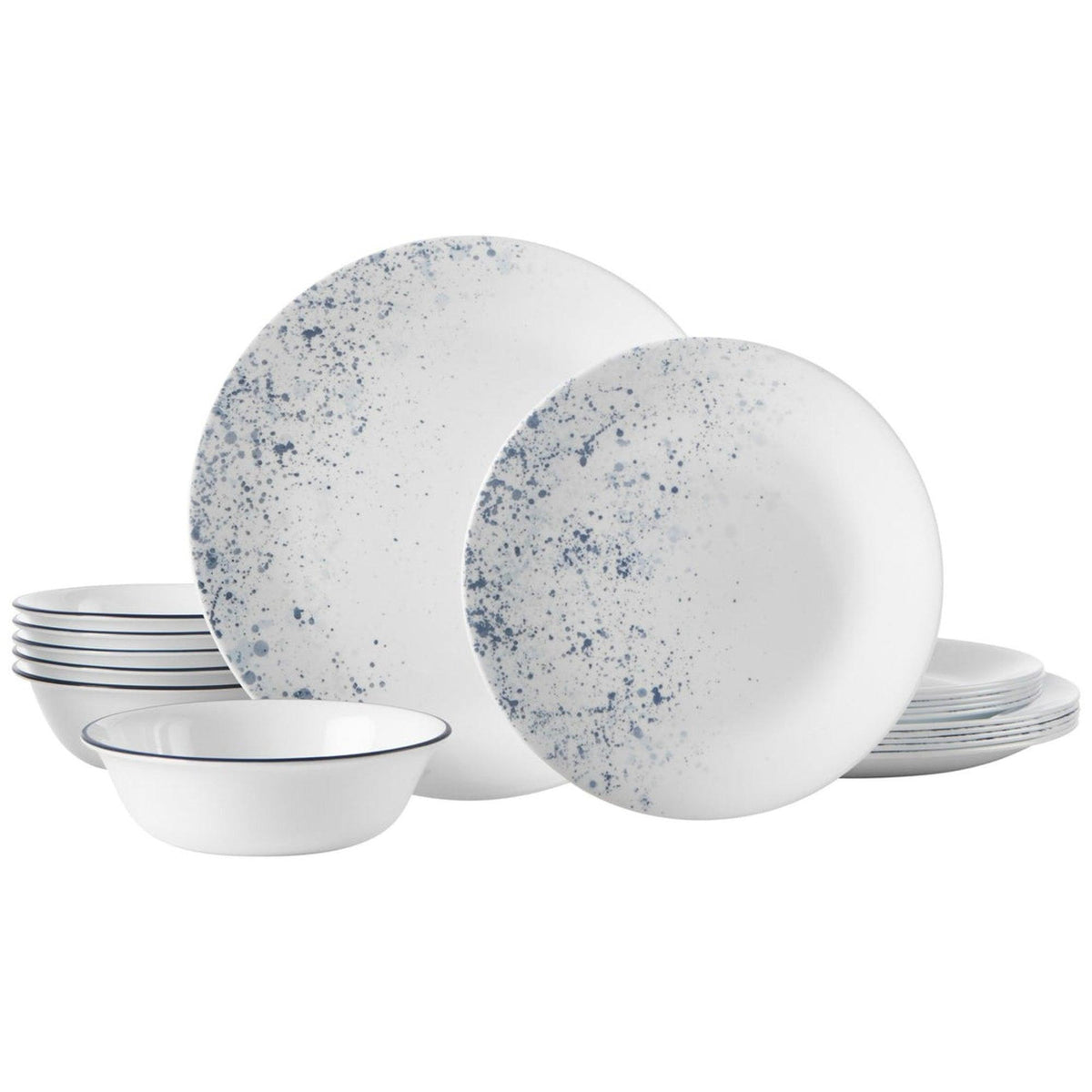 Corelle Indigo Speckle 18pc Dinnerware Set