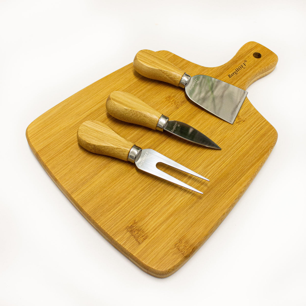 BergHOFF Bamboo Paddle Cutting Board, 11x7.9x1.5"