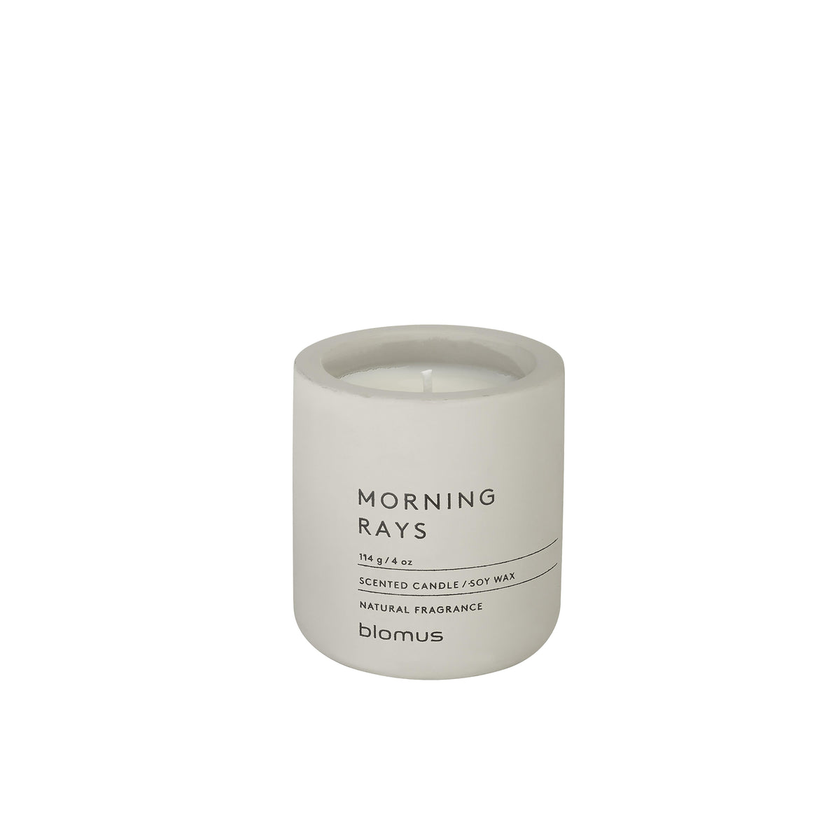 Blomus FRAGRA - Small Candle in Concrete Container - Morning Rays