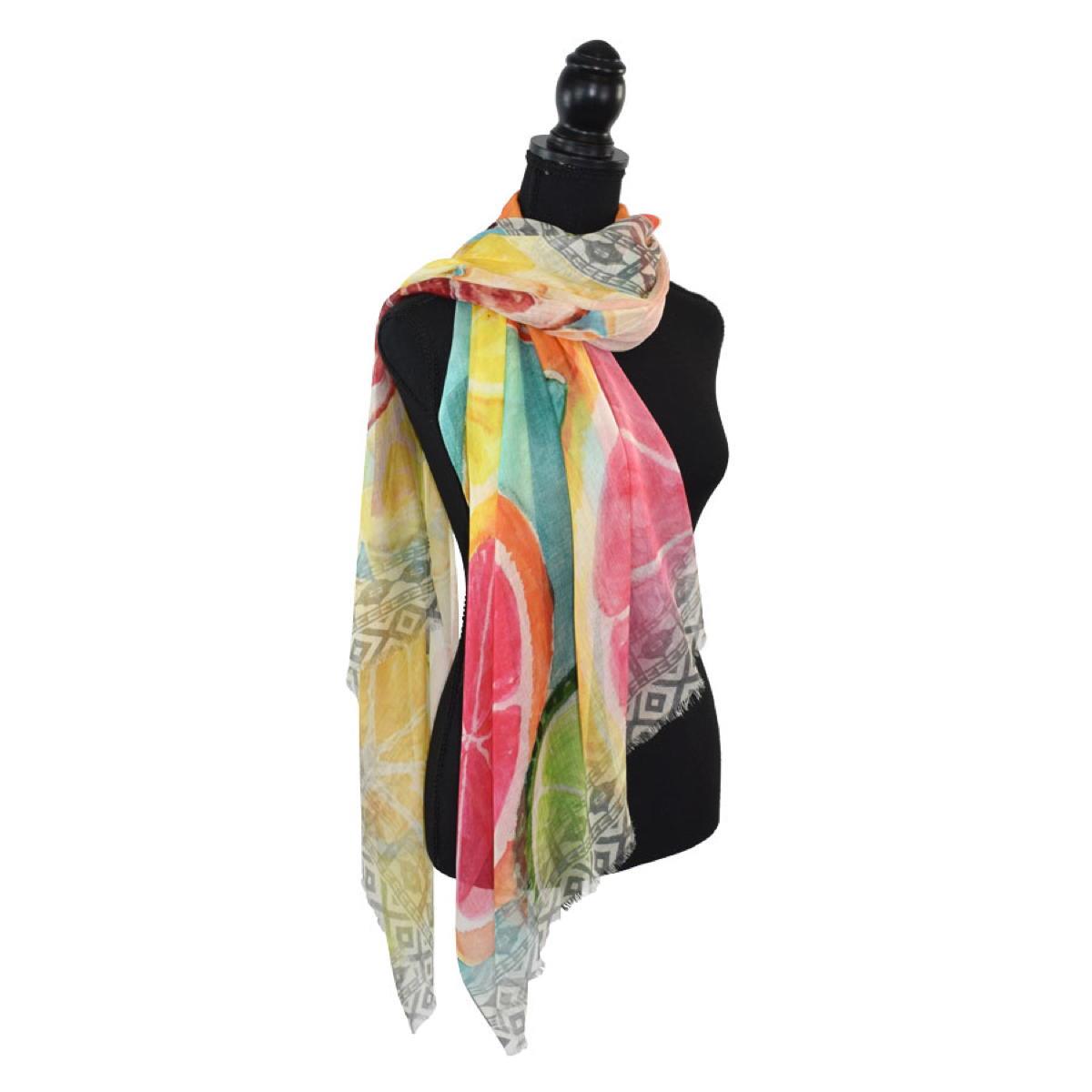Dupatta Designs Atticus Summer Citrus Scarf