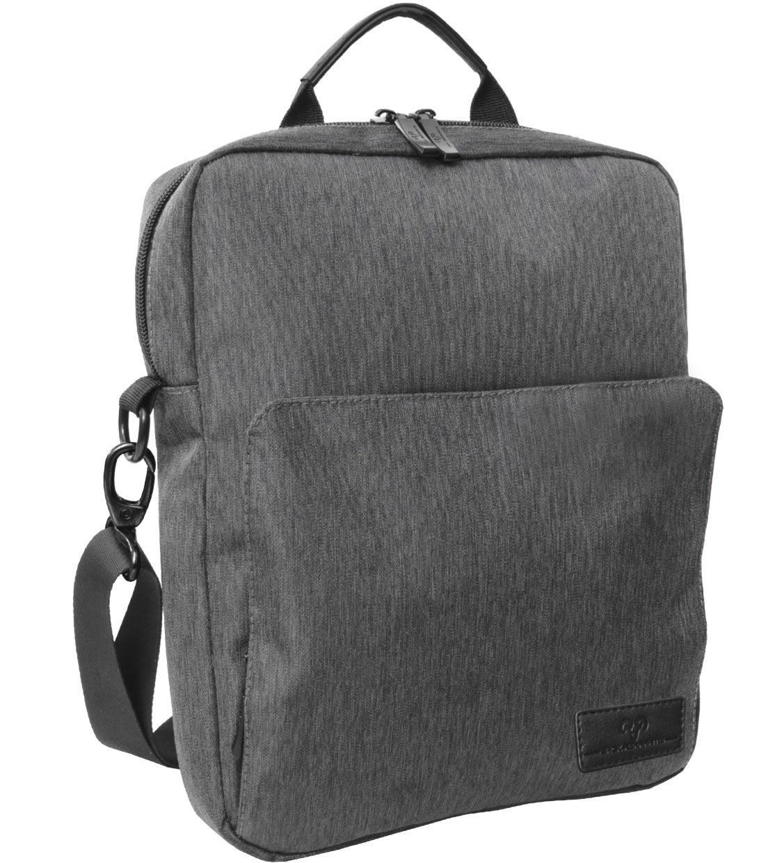 Jack Abrahams Accessories The Messenger Nylon Messenger Bag Size 12"