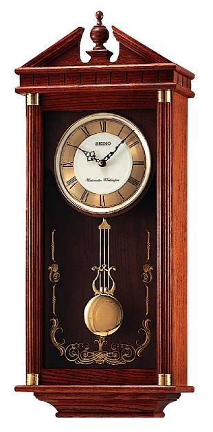 Seiko Clocks Wall-Pendulum, Quartz, Brown