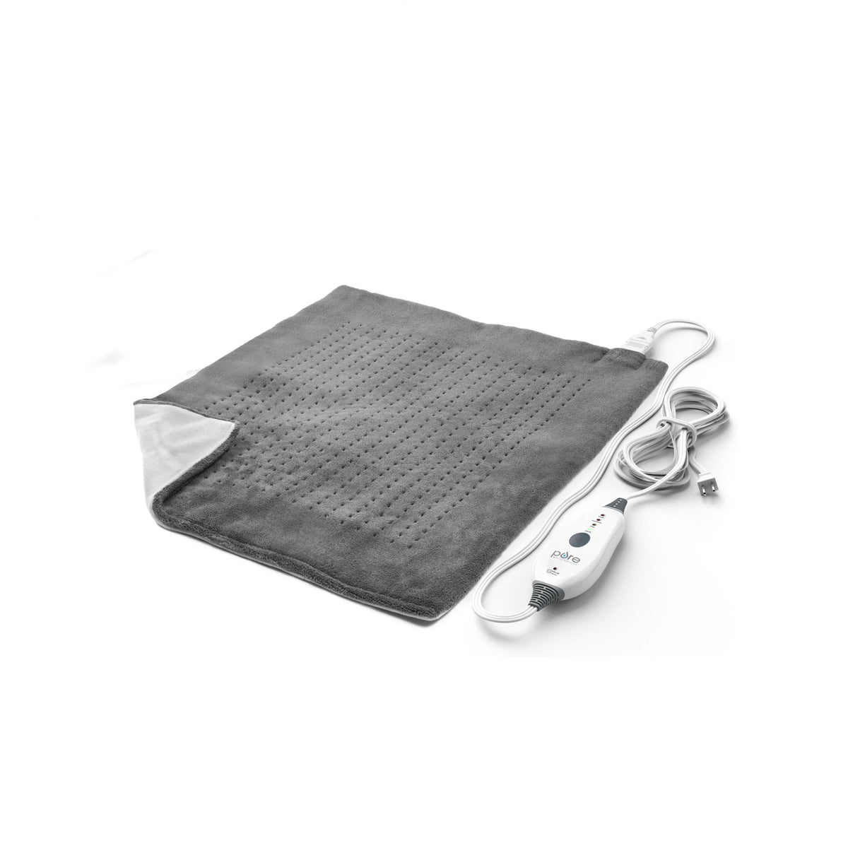 Pure Enrichment PureRelief Ultra-Wide Electric Heating Pad Gray