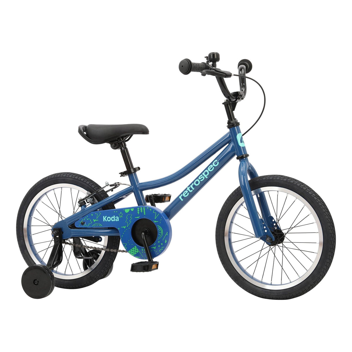 Retrospec Koda 3 16" Kids Bicycle - Ages 4-6 Years Blue Bolt