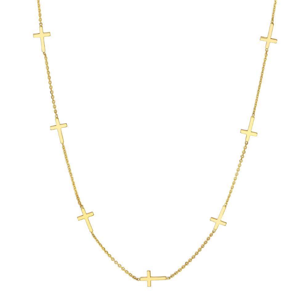 HAWLEY ST Mini Cross Station 18" Necklace