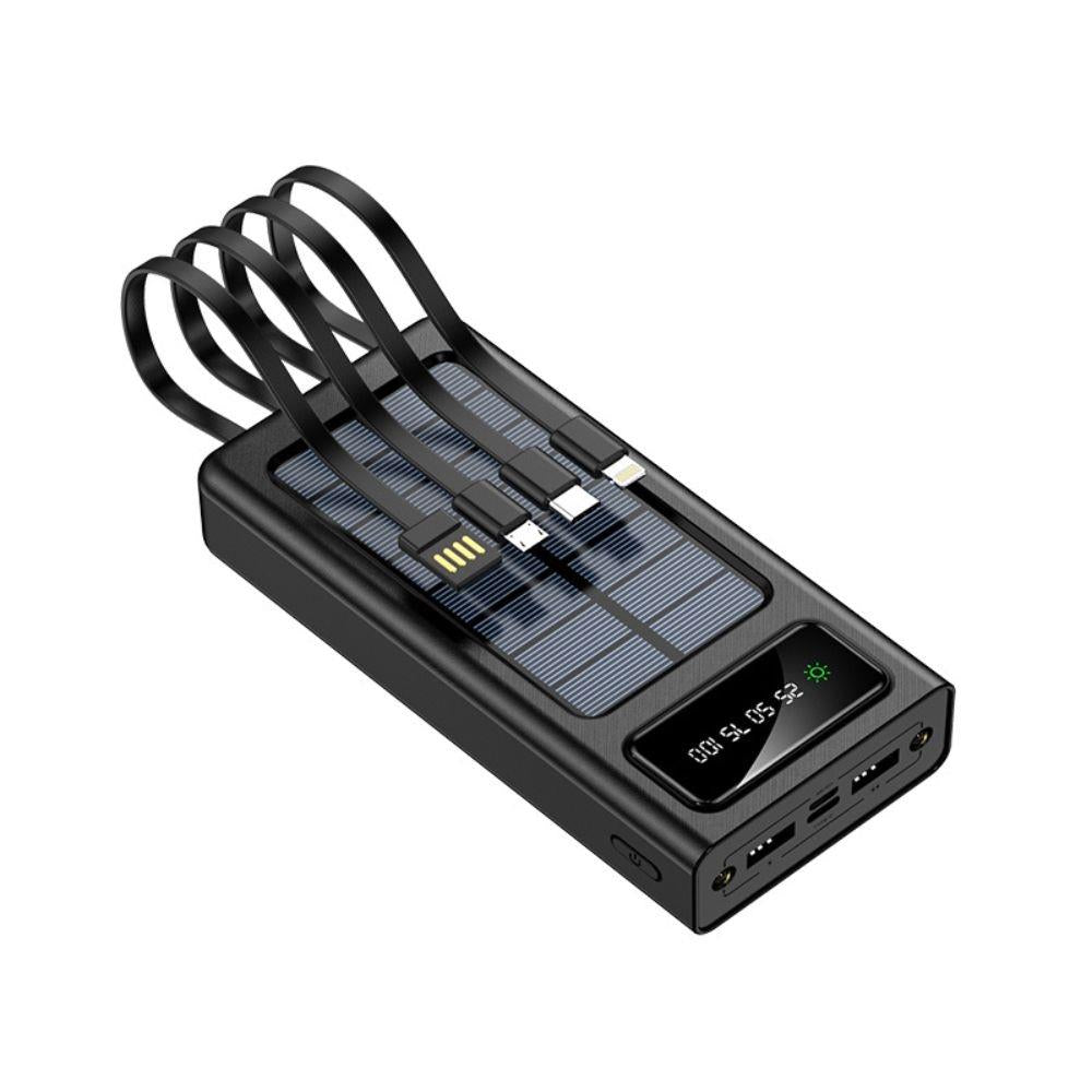 Dolphin Solar Power Bank w/ Built in Cables