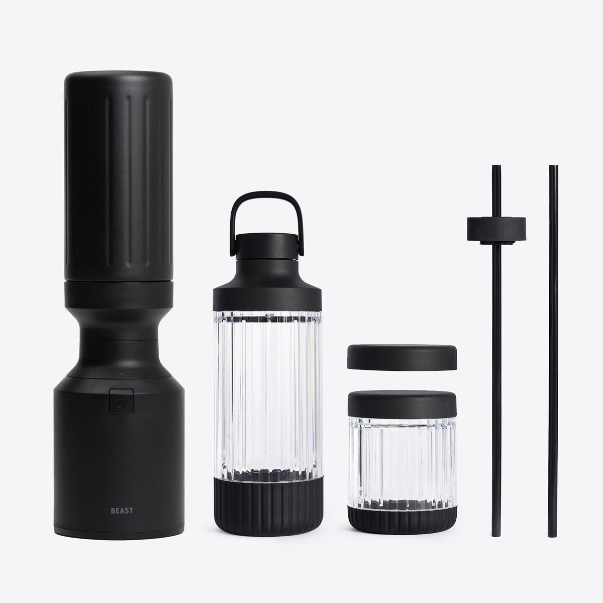 The Beast Mighty Blender 850 Plus Stainless Steel Carbon Black