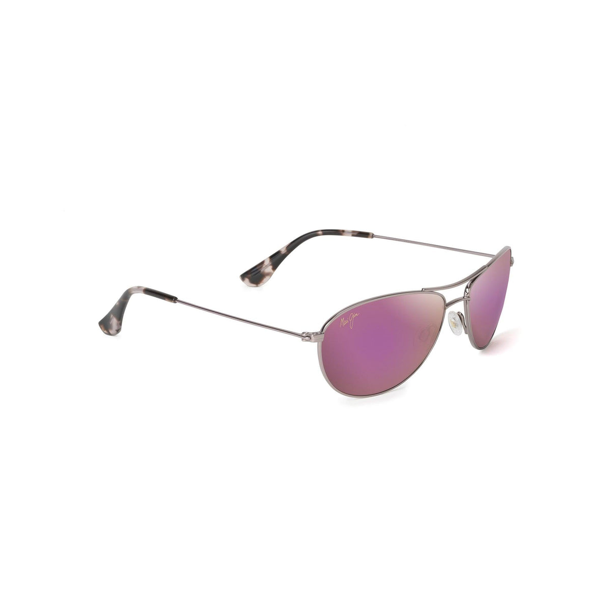 Baby Beach Polarized Sunglasses Rose Gold Frame Pink Maui Sunrise Lens