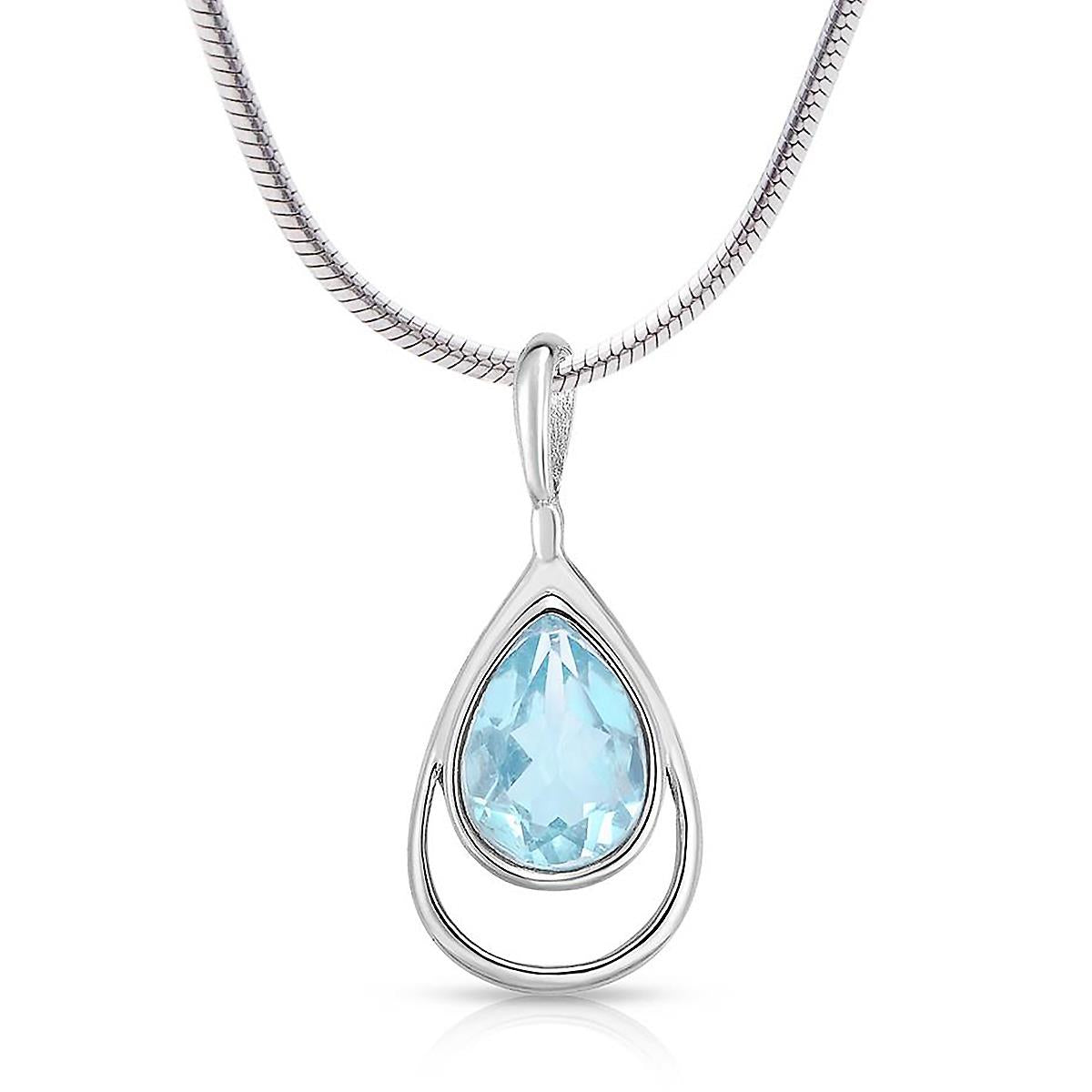 Jilco Inc Blue Topaz Necklace