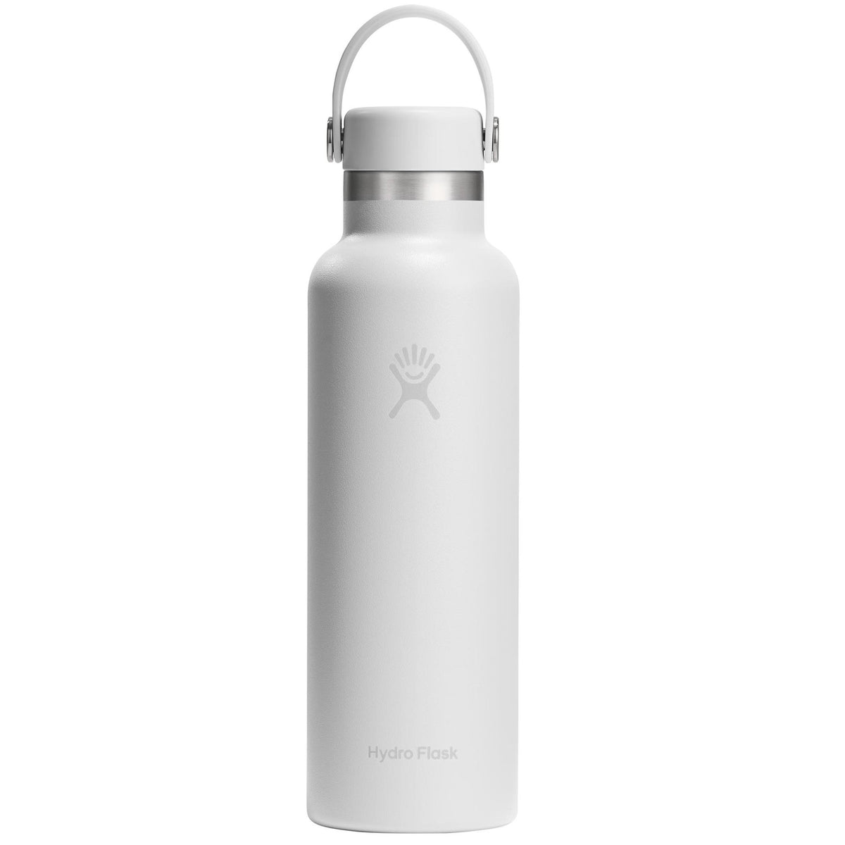 Hydro Flask 21 oz. Standard Mouth Bottle w/Flex Cap - White