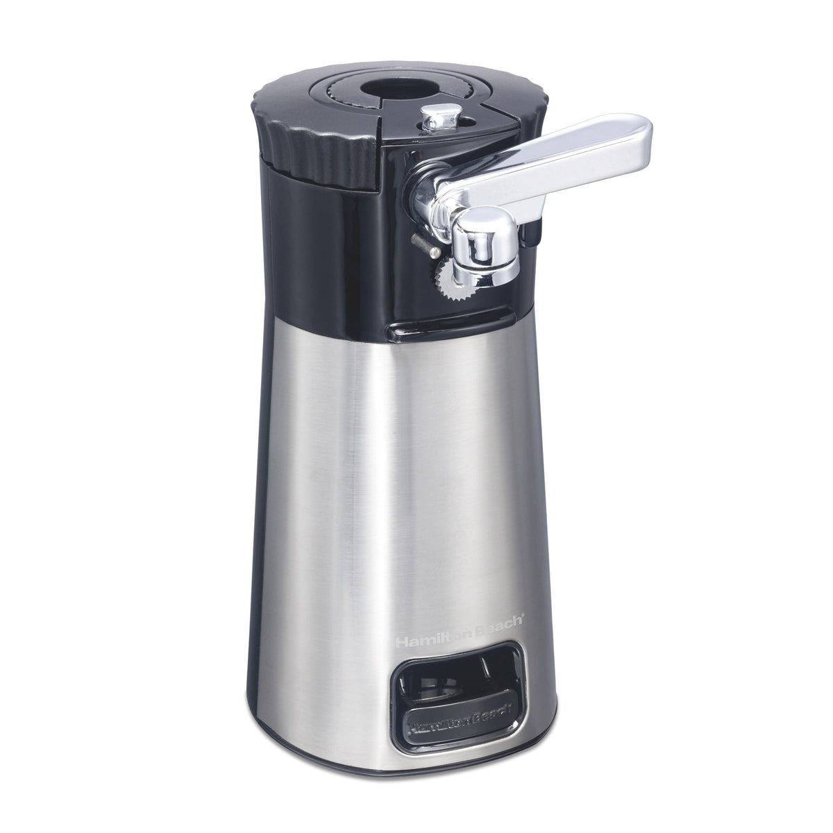 Hamilton Beach OpenStation Can Opener w/ Tools Black and Stainless Steel