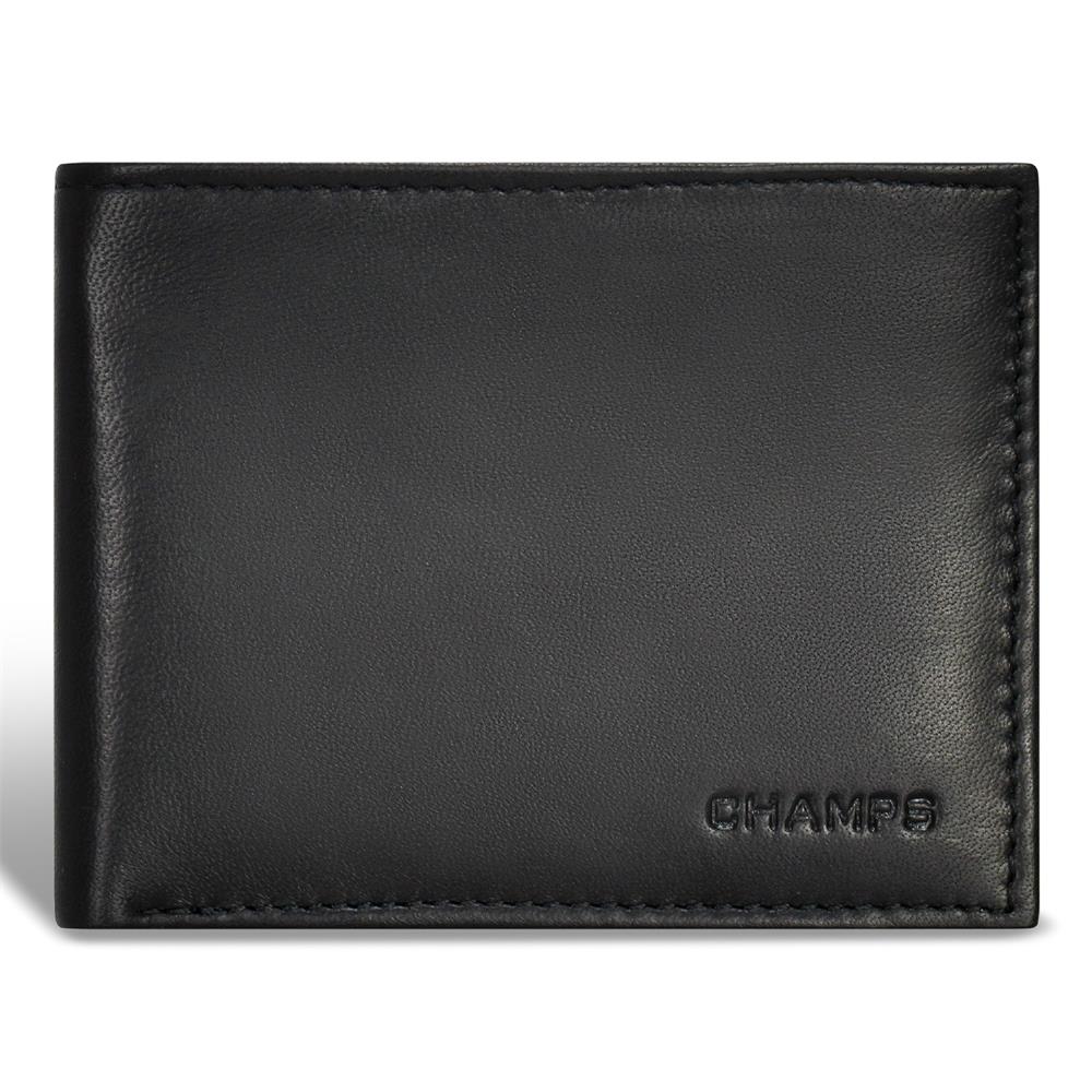 Champs Luggage Classic Leather Top-Wing Wallet Size 4.25"x3.5"