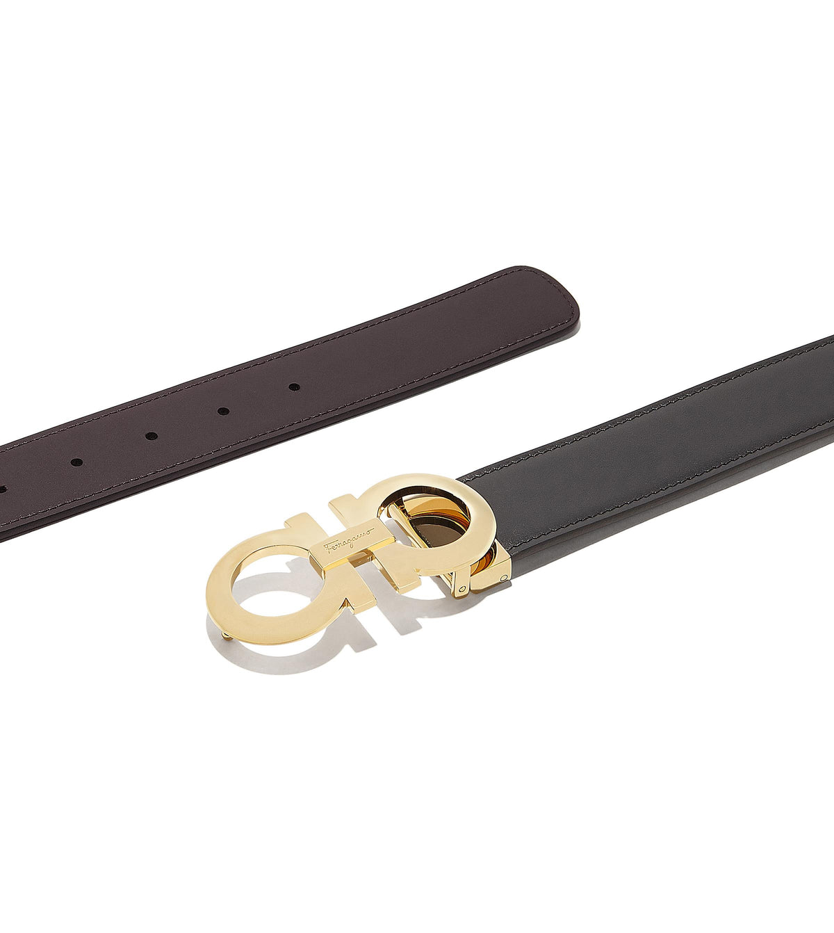 Salvatore Ferragamo Reversible and Adjustable Gancini Belt