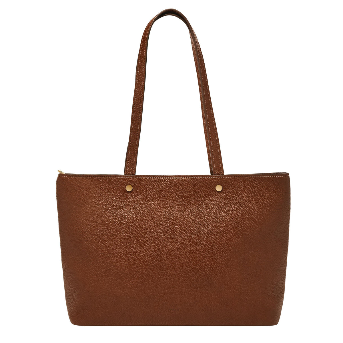 Fossil Jessie Top Zip Tote Medium Brown