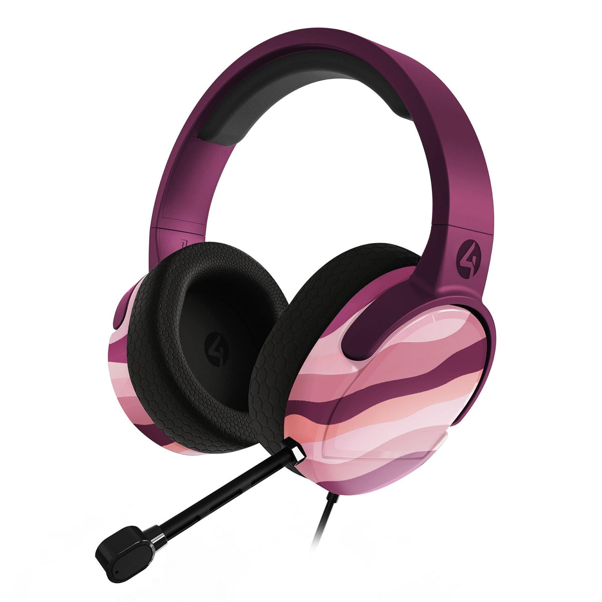 4Gamers Panther Wave Gaming Headset Blossom Pink