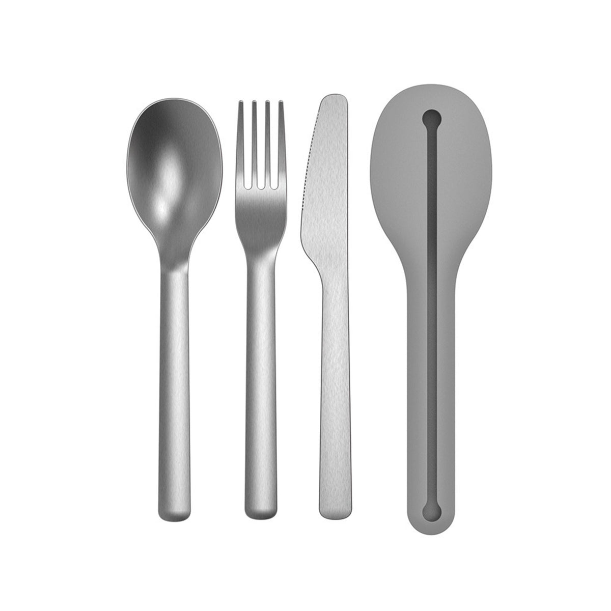 BergHOFF Leo To Go Travel Flatware Set Grey