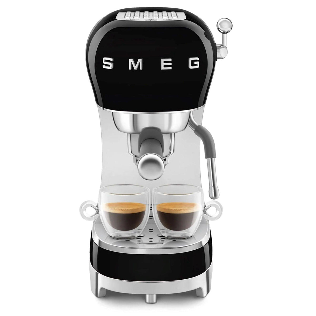 Smeg Retro Manual Espresso Machine Black