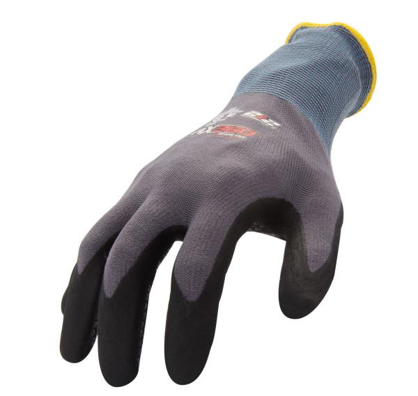 JS Products 212 Performance AX360 Dotted Grip Nitrile-dipped Work Gloves, MD (12 pairs included)