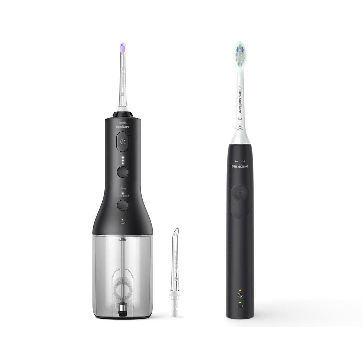 Philips Sonicare Sonicare Cordless Flosser & Toothbrush Set Black