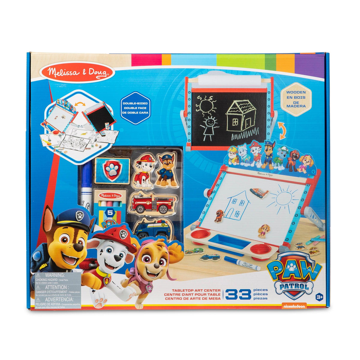 Melissa & Doug Paw Patrol Tabletop Art Center Ages 3+ Years