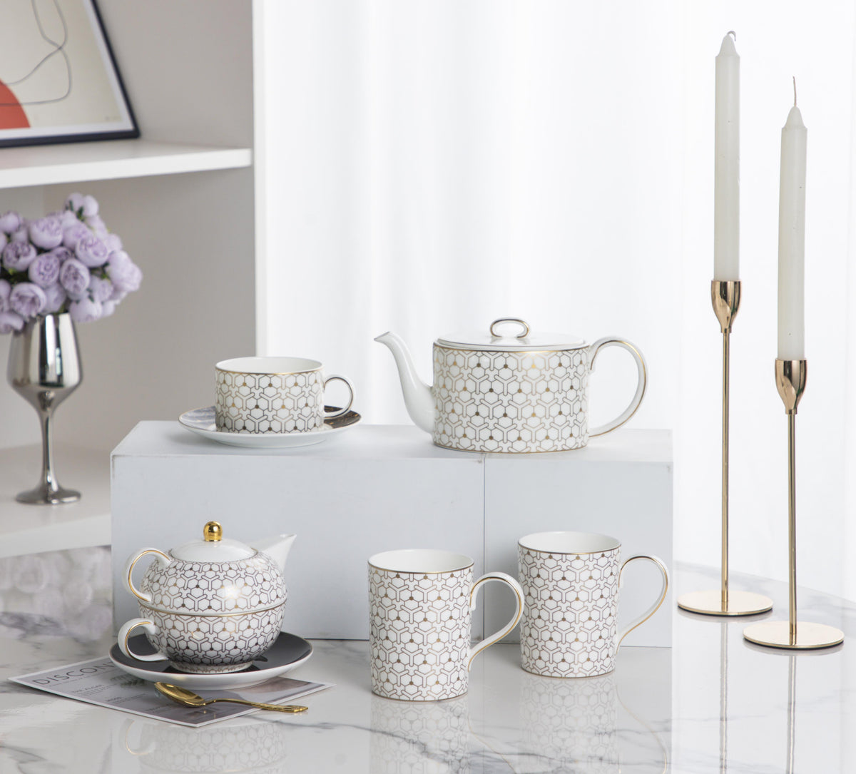 W Unlimited Jiallo - The Whispers of Elegance Tea Service Collection