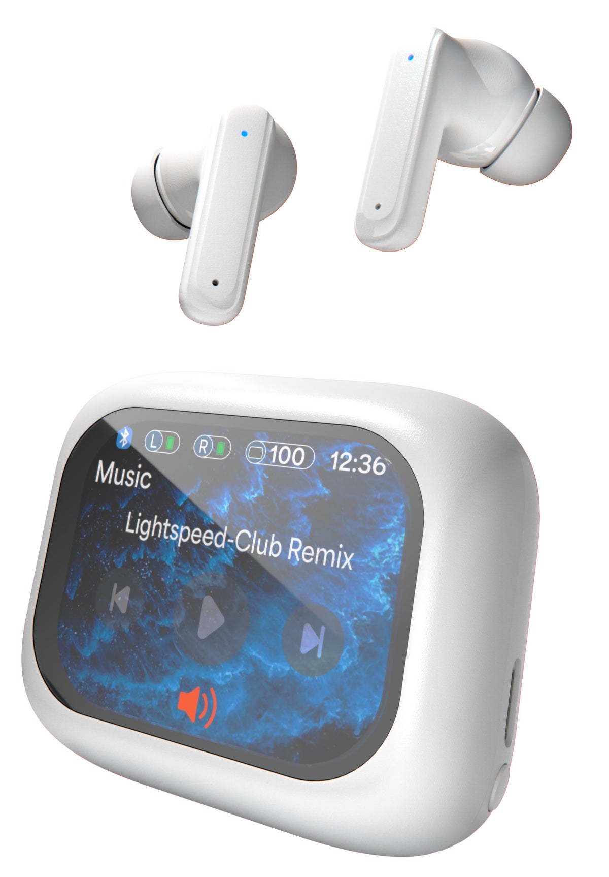 COBY Bluetooth Earbuds w/ Touchscreen