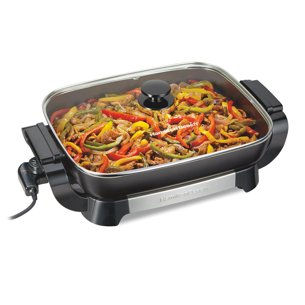 Hamilton Beach Durathon Ceramic Electric Skillet w/ Reversible Outlet
