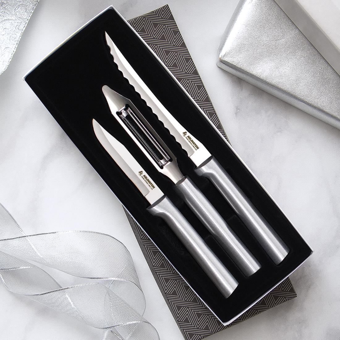 Rada Peel, Pare & Slice Set - Aluminum Handle