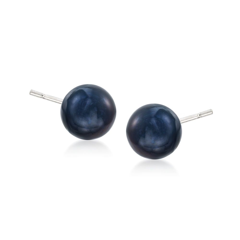 Completely Bella Black Freshwater Pearl Earrings