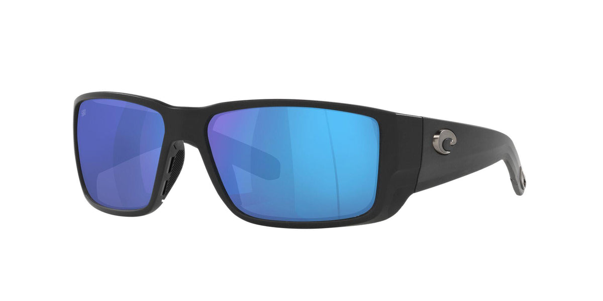 Costa Del Mar Blackfin Pro - Matte Black/Blue Mirror Polarized
