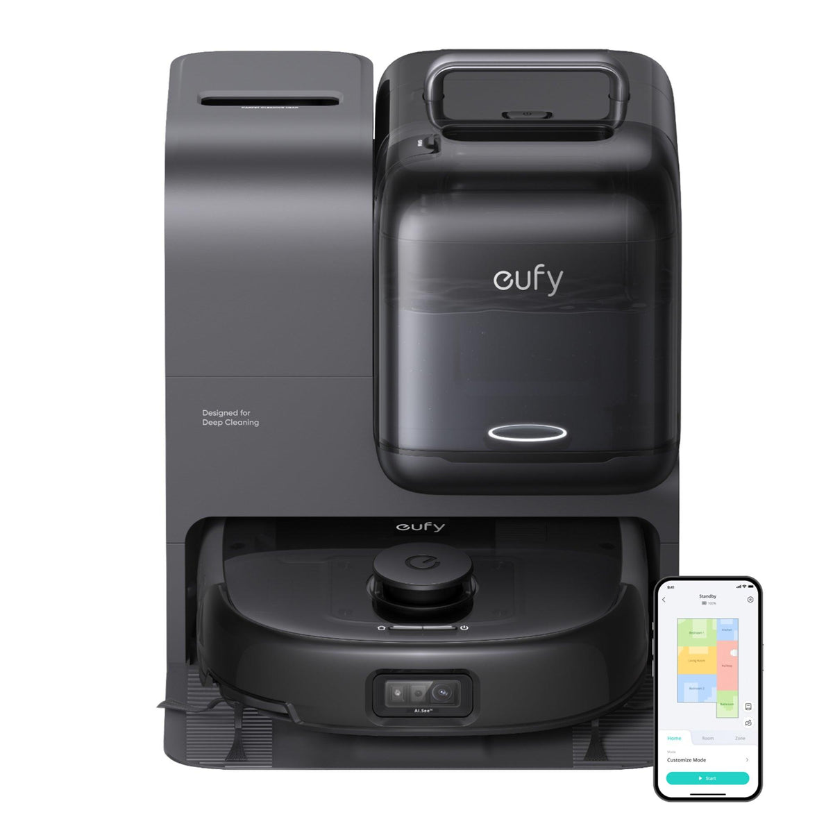 Eufy Robot Vacuum Omni E28 w/ FlexiOne Deep Cleaner & Station