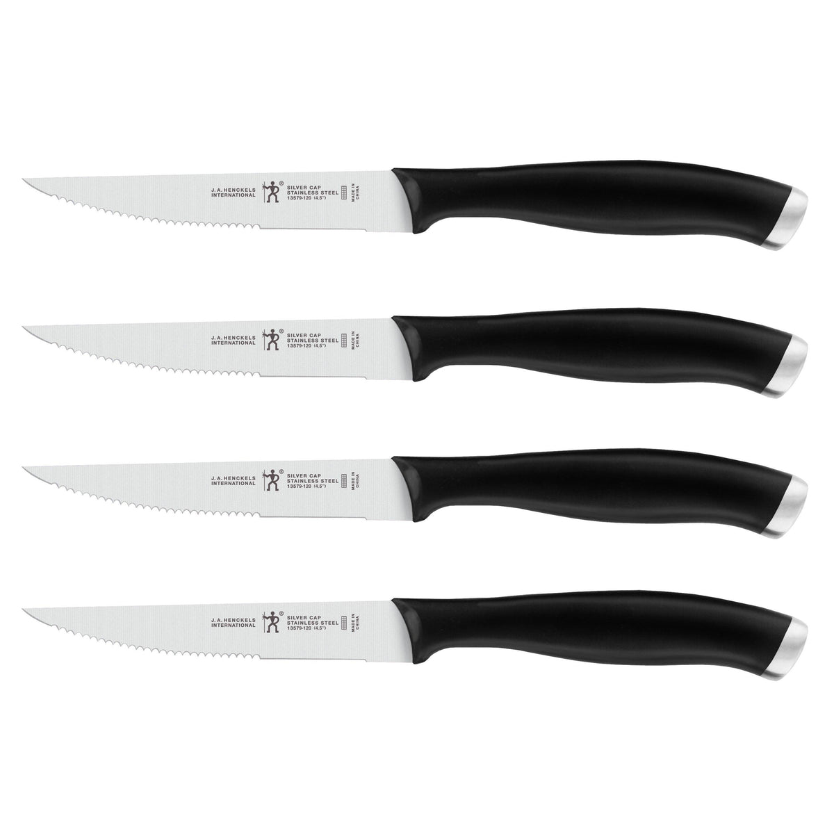 Henckels 4pc Silvercap Steak Knife Set