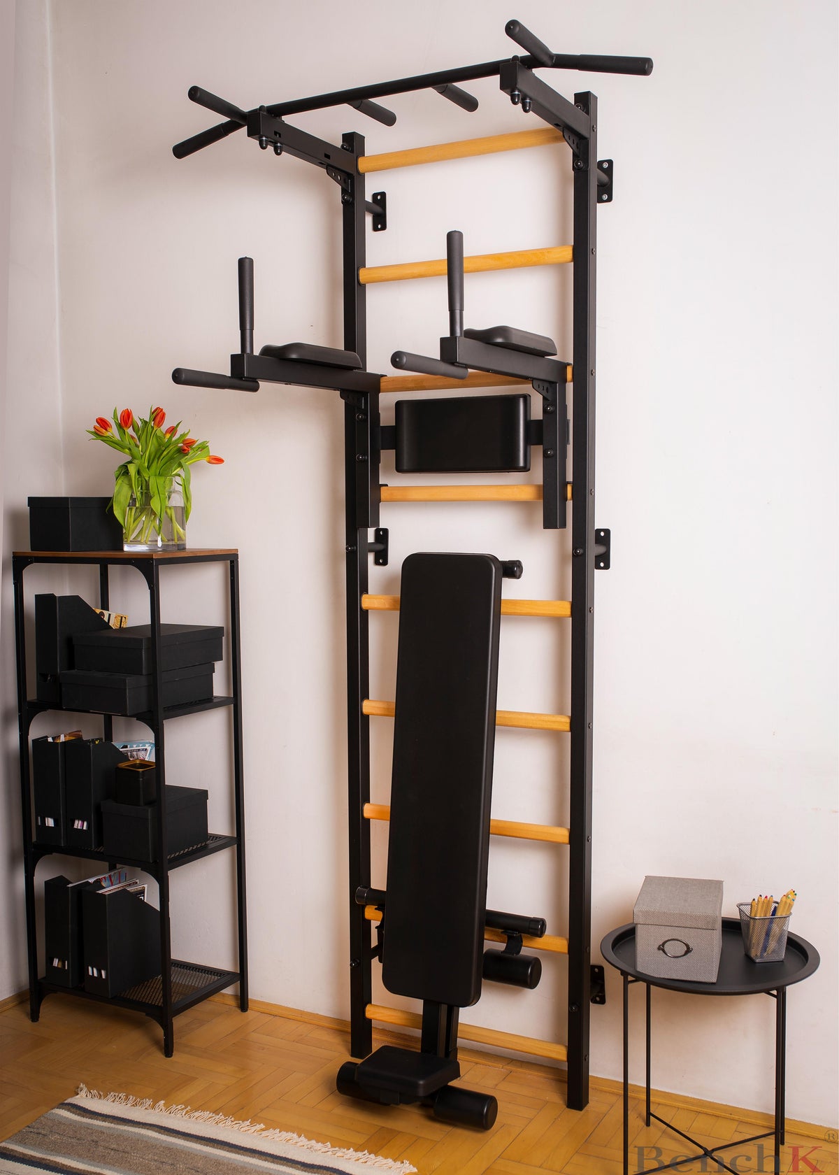 Gymnastic ladder for home gym or fitness room BenchK 723W