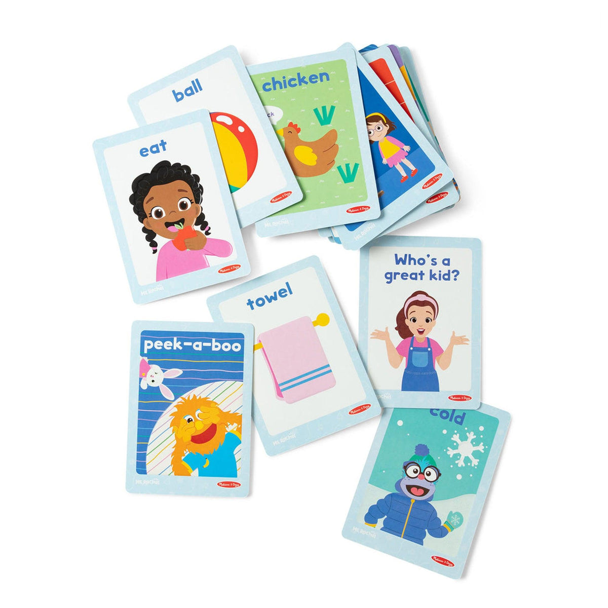 Melissa & Doug Ms. Rachel 1st Words Flashcards Ages 2-5 Years