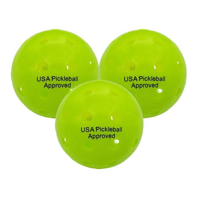 Engage Tour Outdoor Pickleball - Neon 3-pack