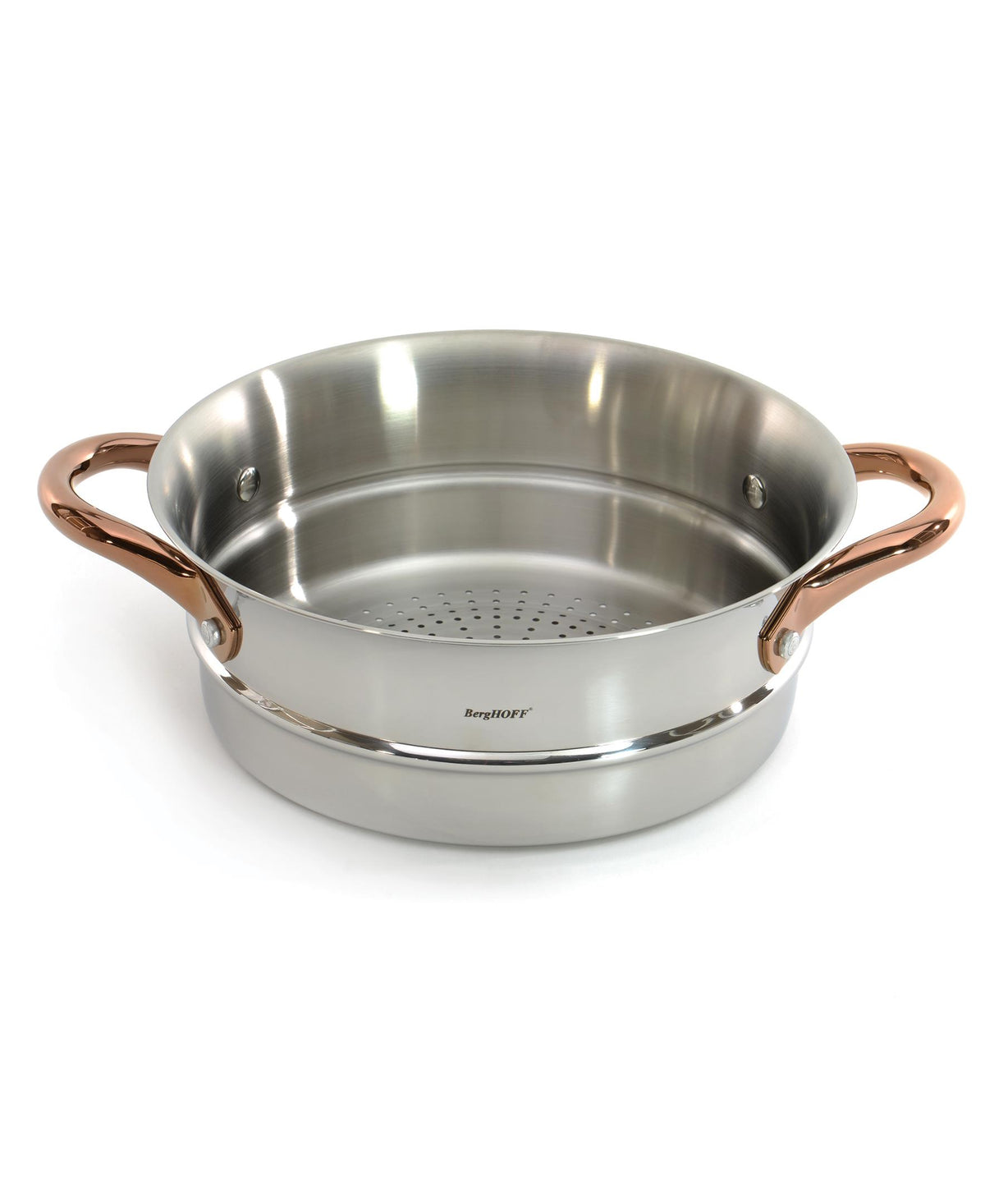 BergHOFF Ouro Gold 18/10 Stainless Steel 9.5" Steamer Insert, Two Side Handles