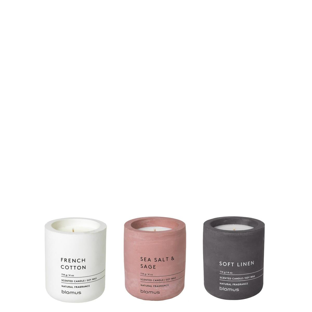 Blomus FRAGRA- Small Candle Set - Sea Breeze