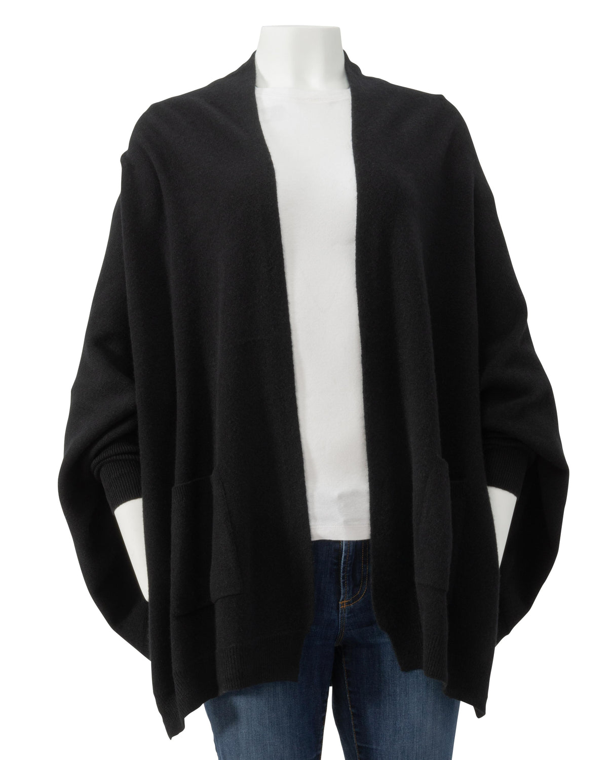 Special Buys Cashmere Counter - Women's Cashmere Cardigan - Large - Black