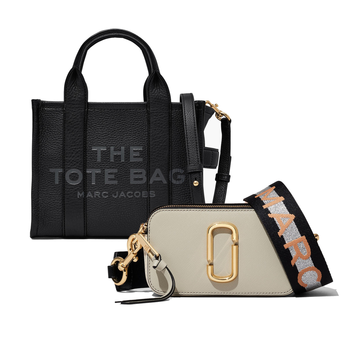 Marc Jacobs Small Leather Tote/Snapshot Duo