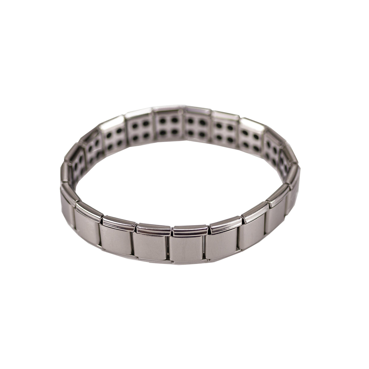 Completely Bella Men's Brushed Stainless Stretch Bracelet