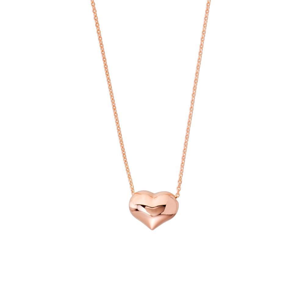 HAWLEY ST Puffy Heart Adjustable 18" Necklace
